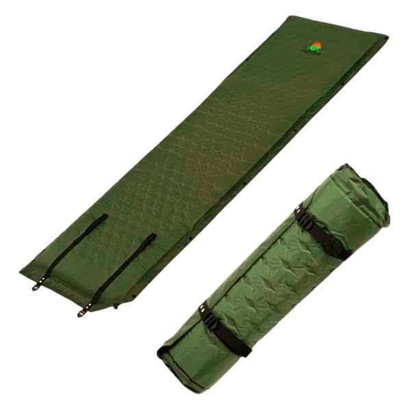 Colchonete auto-infl�vel Camping Smart Guepardo Verde 183x60cm Isolante T�rmico Nautika